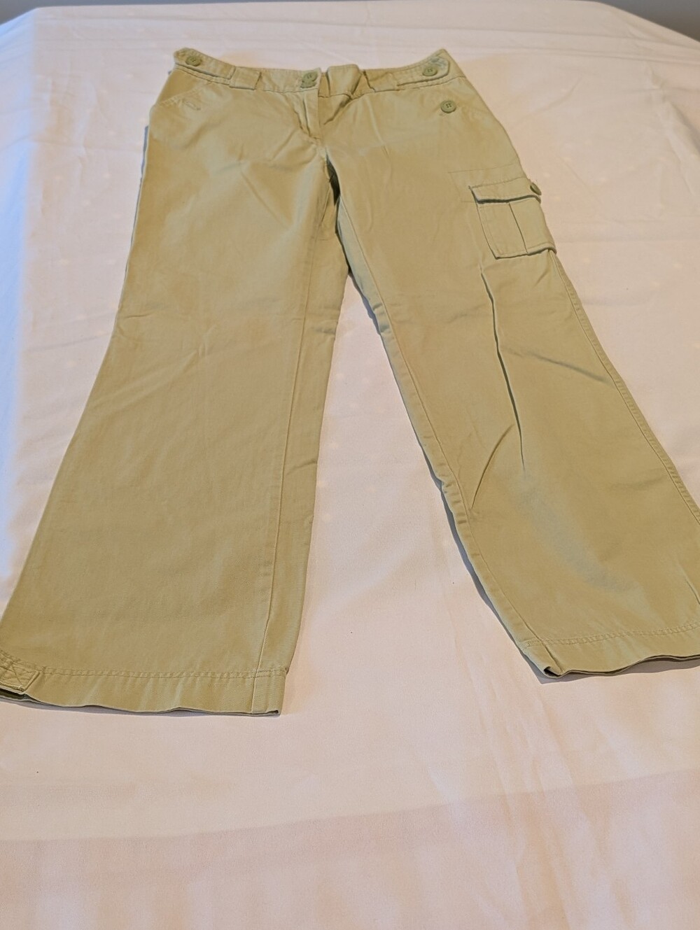 4 Women's New York And Company Lime Green Cargo Pants